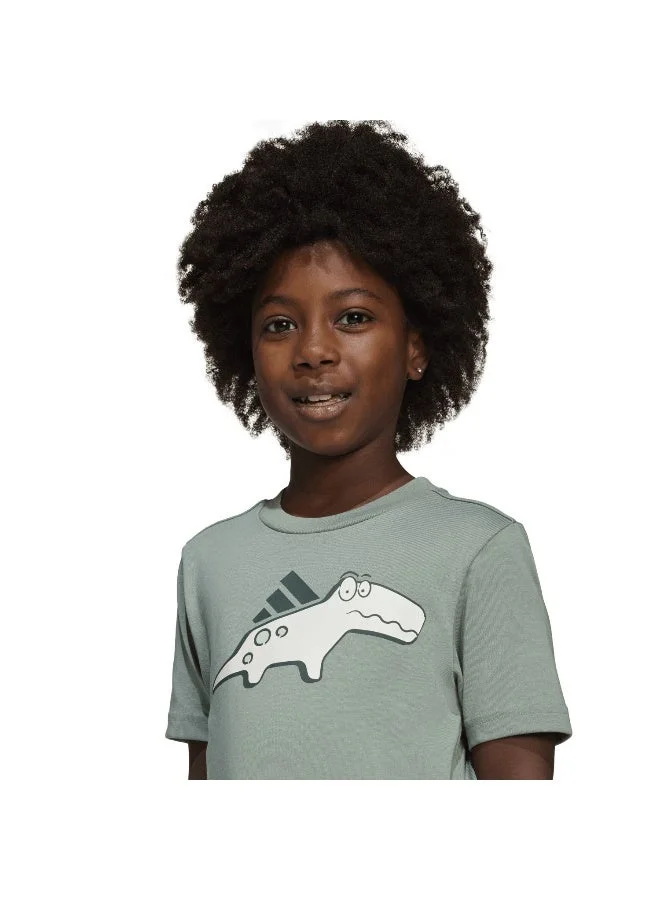 اديداس تيشيرت أديراپتور برسومات للأطفال الصغار للجنسين